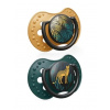 Cumlík LOVI Jungle Vibes silikónový dynamický cumlík 3-6 m, žltá/zelená 2 ks (5901691853744) Cumlík LOVI Jungle Vibes silikónový dynamický cumlík 3-6 m, žltá/zelená 2 ks (5901691853744)