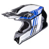 Helma na motorku SCORPION VX-16 EVO AIR LIGNES čierno/modrá Veľkosť: XL Helma na motorku SCORPION VX-16 EVO AIR LIGNES čierno/modrá Veľkosť: XL