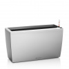 Lechuza Kvetináč CARARO Premium - strieborná metalická Lechuza Kvetináč CARARO Premium - strieborná metalická