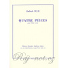 QUATRE PIECES FOR FLUTE by Jindrich FELD / priečna flauta QUATRE PIECES FOR FLUTE by Jindrich FELD / priečna flauta