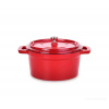 IRON MASSIVE litinový hrnec s poklicí MIDI COCOTTE červený, 750ml IRON MASSIVE litinový hrnec s poklicí MIDI COCOTTE červený, 750ml