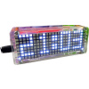 Digitální hodiny LED matrix s teploměrem - modré, STAVEBNICE Digitální hodiny LED matrix s teploměrem - modré, STAVEBNICE