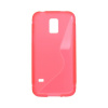 Puzdro gumené Samsung G800 Galaxy S5 mini ružové Puzdro gumené Samsung G800 Galaxy S5 mini ružové