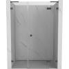 Mexen Lunar L, výklopné pravé sprchové dvere 135 cm, 8mm číre sklo, brúsený grafit profil, 834SL-135-050-66-00-P Mexen Lunar L, výklopné pravé sprchové dvere 135 cm, 8mm číre sklo, brúsený grafit profil, 834SL-135-050-66-00-P