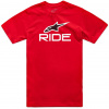 Alpinestars triko Ride 4.0 CSF červené bílé černé Alpinestars triko Ride 4.0 CSF červené bílé černé