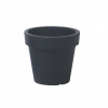 PlasticFuture Květináč Lofly antracit, 15,8 cm PlasticFuture Květináč Lofly antracit, 15,8 cm