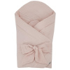 EKO Zavinovačka mušelínová s kokosovou vyberateľnou vložkou a mašľou Powder pink 75x75 cm RO-34-POWDER-PINK EKO Zavinovačka mušelínová s kokosovou vyberateľnou vložkou a mašľou Powder pink 75x75 cm RO-34-POWDER-PINK