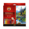 Pastelky KOH-I-NOOR Mondeluz, akvarelové, sada 72 ks Pastelky KOH-I-NOOR Mondeluz, akvarelové, sada 72 ks