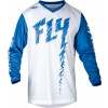 Detský motokrosový dres Fly Racing F-16 USA 2024 modro-biely Veľkosť: YL
