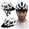 Cyklistická prilba Ercole cestná biela univerzálna so šiltom 54-62 cm Cyklistická prilba Ercole cestná biela univerzálna so šiltom 54-62 cm