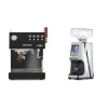 Ascaso Steel DUO PID PLUS, Black&Wood + Eureka Atom 60, chrome Ascaso Steel DUO PID PLUS, Black&Wood + Eureka Atom 60, chrome