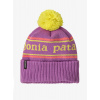 Detská čiapka Patagonia Powder Town Beanie - park stripe/brisk purple Detská čiapka Patagonia Powder Town Beanie - park stripe/brisk purple
