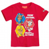 Chlapčenské tričko PAW PATROL ACTION červené Veľkosť: 128 Chlapčenské tričko PAW PATROL ACTION červené Veľkosť: 128