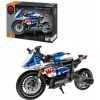 Stavebnice Silniční motorka modrá 542 ks Stavebnice Silniční motorka modrá 542 ks