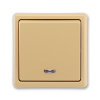 Spínač řazení 6So (1So), střídavý přepínač s orientační doutnavkou, 3553-27289 D2, ABB, Classic, béžová (ABB, Classic, béžová) Spínač řazení 6So (1So), střídavý přepínač s orientační doutnavkou, 3553-27289 D2, ABB, Classic, béžová (ABB, Classic, béžová)