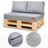Vankúše - Záhradné vankúše pre euro palety 120 x 80 x 15 šedá Vankúše - Záhradné vankúše pre euro palety 120 x 80 x 15 šedá