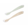 Prvé lyžičky silikónové 2 ks s puzdrom Clay Prvé lyžičky silikónové 2 ks s puzdrom Clay