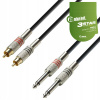 Kábel RCA - jack 6,3 mm Adam Hall K3 TPC 0300 3 m Kábel RCA - jack 6,3 mm Adam Hall K3 TPC 0300 3 m