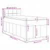 vidaXL Posteľný rám boxsping s matracom sivohnedý 80x200 cm látka - Šedohnedá - 218427-212214 vidaXL Posteľný rám boxsping s matracom sivohnedý 80x200 cm látka - Šedohnedá - 218427-212214
