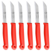 Perfect Home Súprava nožov na zeleninu, 6ks, 15,5cm, červená, 41488 Perfect Home Súprava nožov na zeleninu, 6ks, 15,5cm, červená, 41488