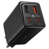 Baseus GaN6 Pro, 2xUSB-C + 2xUSB, 65W (čierna) P10162701113-00 Baseus GaN6 Pro, 2xUSB-C + 2xUSB, 65W (čierna) P10162701113-00