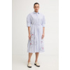 Tommy Hilfiger košeľové šaty bavlnené SUMMER WW0WW50546 modrá XS Tommy Hilfiger košeľové šaty bavlnené SUMMER WW0WW50546 modrá XS