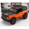 Ford Bronco Custom Harley Davidson 2021 1:24 Maisto oranžová čierna Ford Bronco Custom Harley Davidson 2021 1:24 Maisto oranžová čierna