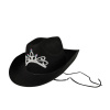 Rappa Klobúk kovbojský čierny s korunkou dámsky Rappa Klobúk kovbojský čierny s korunkou dámsky