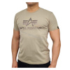 Alpha Industries Basic T CARBON tričko pánske vintage sand Veľkosť: XXL, Farba: hnedá, piesková Alpha Industries Basic T CARBON tričko pánske vintage sand Veľkosť: XXL, Farba: hnedá, piesková