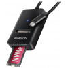 AXAGON USB-C adaptér pre pripojenie M.2 NVMe SSD/ADM2-CM/USB-C/USB 3.2 Gen2/USB-C kábel 10cm AXAGON USB-C adaptér pre pripojenie M.2 NVMe SSD/ADM2-CM/USB-C/USB 3.2 Gen2/USB-C kábel 10cm