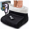 Elektrický ohrievač nôh, vyhrievacia topánka z mäkkého plyšu, diaľkové ovládanie, 2 úrovne, masáž Elektrický ohrievač nôh, vyhrievacia topánka z mäkkého plyšu, diaľkové ovládanie, 2 úrovne, masáž