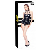 Black Level - Čierne vinylové body s pripojenou sukňou XL Black Level - Čierne vinylové body s pripojenou sukňou XL
