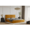 Posteľ WASTO 180x200 zlatá s úložným priestorom Posteľ WASTO 180x200 zlatá s úložným priestorom
