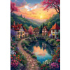 Alipson Puzzle - Puzzle Dedinka pri vode - 500 dielov Alipson Puzzle - Puzzle Dedinka pri vode - 500 dielov