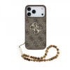 Zadný kryt Guess PU 4G Metal Logo Strap pre iPhone 17 Pro Max Brown Zadný kryt Guess PU 4G Metal Logo Strap pre iPhone 17 Pro Max Brown