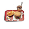 Cambro Fast food podnos 26,5 × 34,5 cm, červený | Cambro, R-1014FF-163 Cambro Fast food podnos 26,5 × 34,5 cm, červený | Cambro, R-1014FF-163