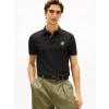 Tommy Hilfiger pánske čierne polo tričko MW0MW43046BDS S Tommy Hilfiger pánske čierne polo tričko MW0MW43046BDS S