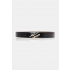 Obojstranný kožený opasok Karl Lagerfeld K/AUTOGRAPH B1W33044 čierna 95 Obojstranný kožený opasok Karl Lagerfeld K/AUTOGRAPH B1W33044 čierna 95