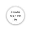 Sada O-kroužků / těsnění 10x1 mm (5ks) Sada O-kroužků / těsnění 10x1 mm (5ks)