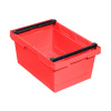 Univerzálné stohovatelné nádoby classic-line D, s madlami, 600 x 400 x 273 mm, červené, BJ = 3 kusy Univerzálné stohovatelné nádoby classic-line D, s madlami, 600 x 400 x 273 mm, červené, BJ = 3 kusy