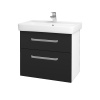 Dreja Kúpeľňová skrinka Q MAX SZZ2 70 - N01 Biela lesk / Úchytka T01 / L03 Antracit vysoký lesk Dreja Kúpeľňová skrinka Q MAX SZZ2 70 - N01 Biela lesk / Úchytka T01 / L03 Antracit vysoký lesk