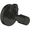 GROHE Universal rohový ventil, G 1/2 x G 3/8 (výtok), matná čierna, 220732430 GROHE Universal rohový ventil, G 1/2 x G 3/8 (výtok), matná čierna, 220732430