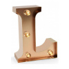 Legami Mini dekoračné svetlo Legami Mini Decorative Light - L - Gold Rose - Letters Legami Mini dekoračné svetlo Legami Mini Decorative Light - L - Gold Rose - Letters