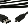 RUZNE Kábel USB 2.0 A/B micro 0,5m čierny RUZNE Kábel USB 2.0 A/B micro 0,5m čierny