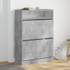 zahrada-XL Botník s 2 výklopnými zásuvkami betónový sivý 80x34x116 cm 3214409 zahrada-XL Botník s 2 výklopnými zásuvkami betónový sivý 80x34x116 cm 3214409