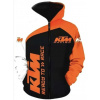 Stylová pánská mikina KTM na zip Stylová pánská mikina KTM na zip