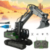 Jazdný bager Jokomisiada na diaľkové ovládanie, na pásoch, so zvukovými a svetelnými efektmi Jazdný bager Jokomisiada na diaľkové ovládanie, na pásoch, so zvukovými a svetelnými efektmi