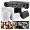 Power Dynamics 100V Horeca Set ozvučenie 90W 2 zóny (vnútorné a vonkajšie) Power Dynamics 100V Horeca Set ozvučenie 90W 2 zóny (vnútorné a vonkajšie)