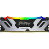 Kingston FURY Renegade DDR5 16GB 8000MHz/ CL38/1x16GB/RGB/Black/Silv KF580C38RSA-16 Kingston FURY Renegade DDR5 16GB 8000MHz/ CL38/1x16GB/RGB/Black/Silv KF580C38RSA-16