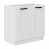 Tempo Kondela Spodná skrinka, biela, LULA 80 D 2F BB Tempo Kondela Spodná skrinka, biela, LULA 80 D 2F BB